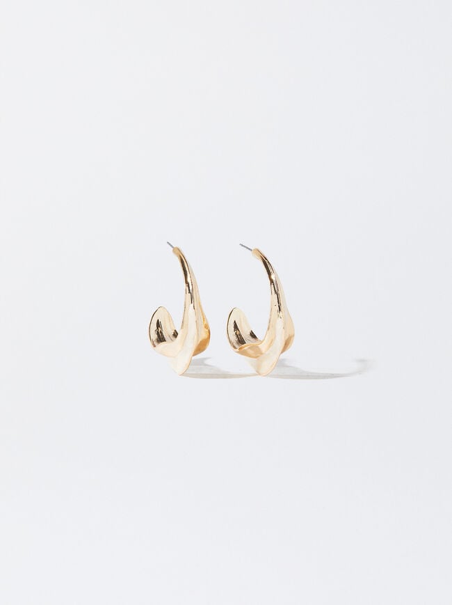 Gold Hoop Earrings 