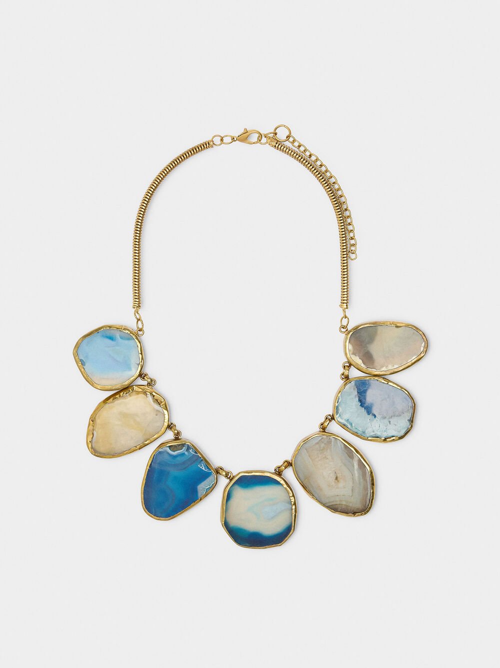 Collar corto maxi de piedras