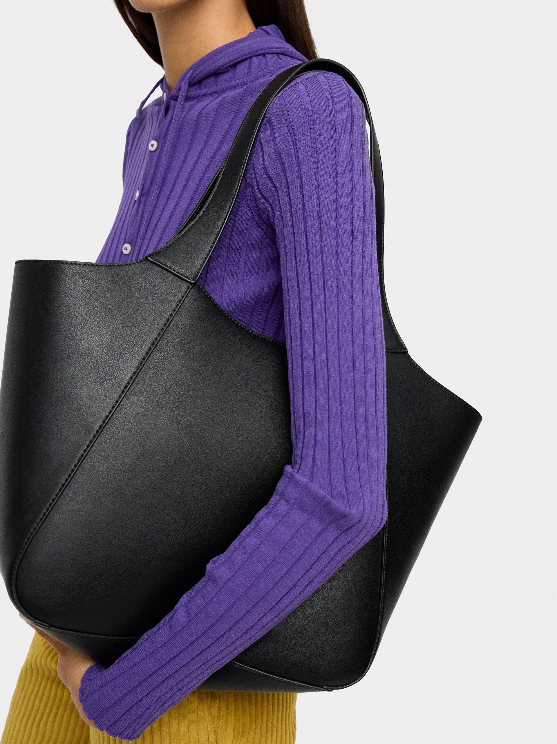 Sac shopper avec pochette amovible image number 1.0