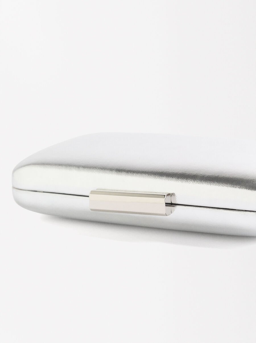 Metallic party clutch