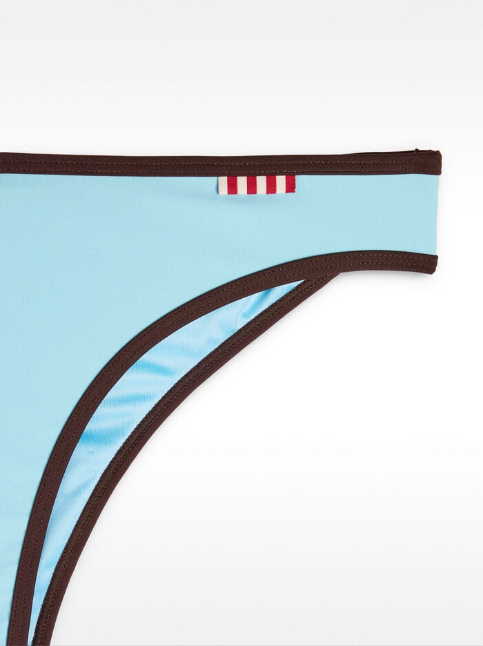 Contrast bikini bottoms