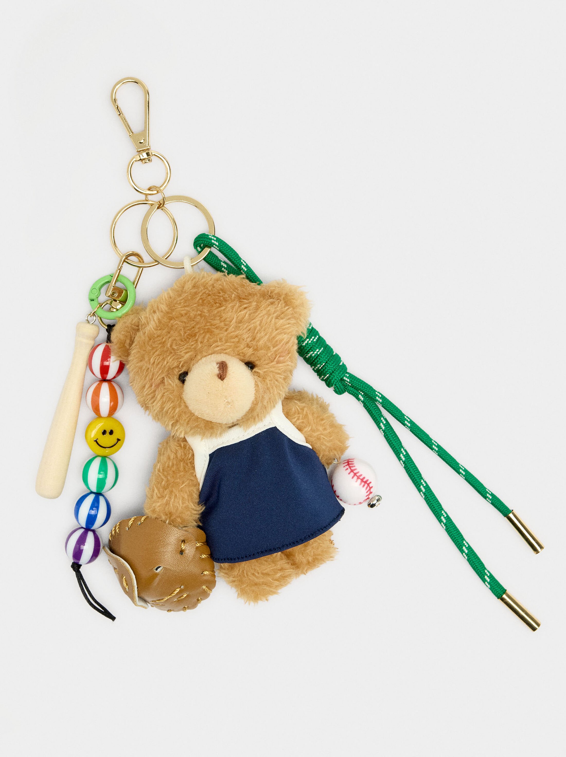 Keychain charm BASEBALL - The Bear Collection image number 3.0