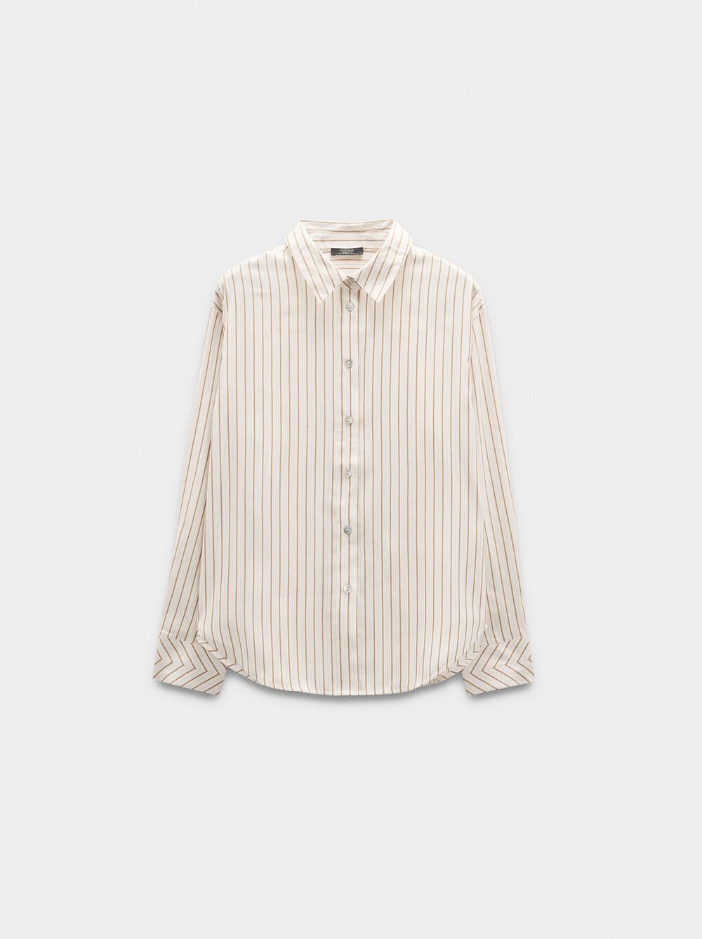 Striped long-sleeve shirt