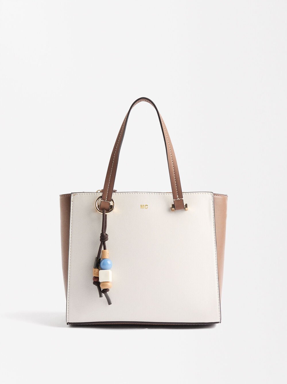 Borsa tote con ciondolo