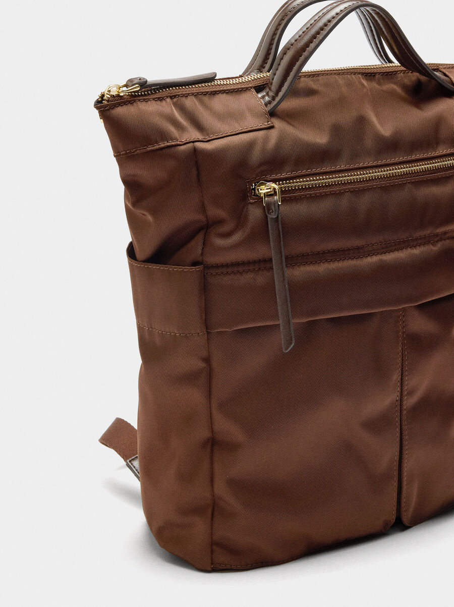 Nylon laptop backpack 13"