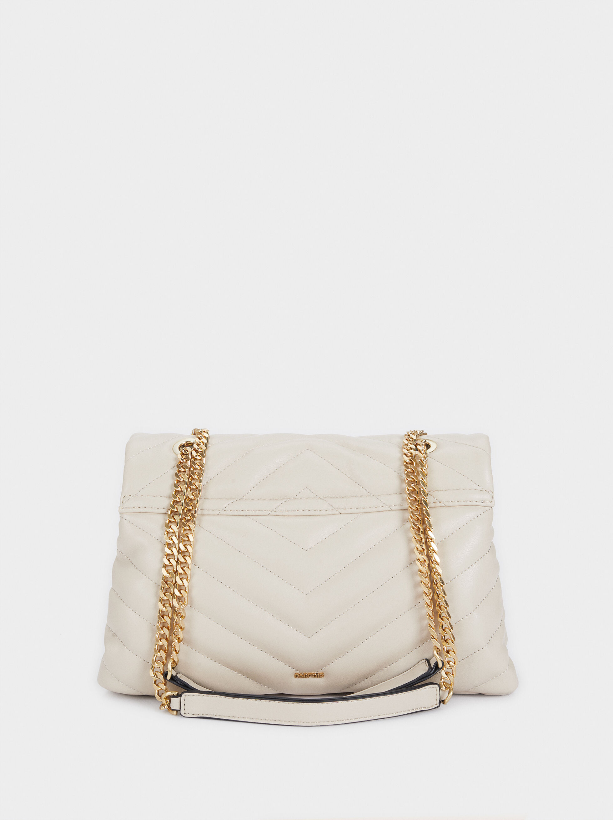 Beige quilted crossbody bag Clearance
