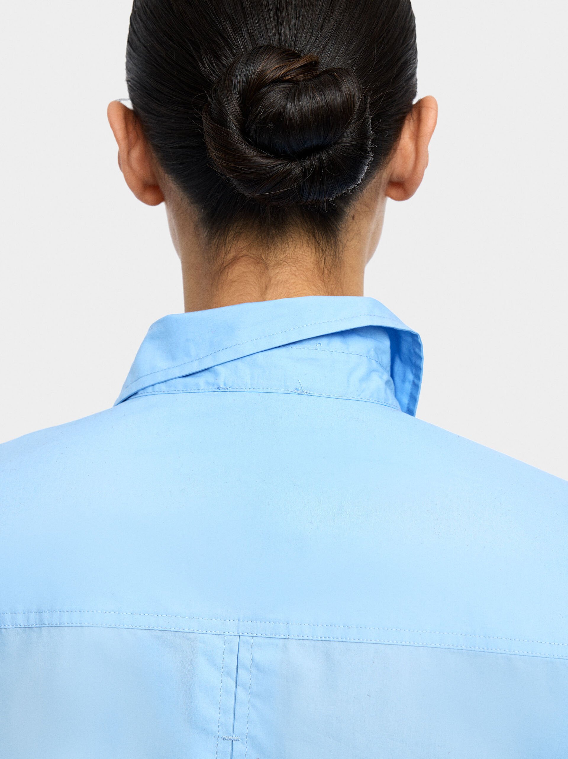Long-sleeve shirt with 100% cotton image number 4.0