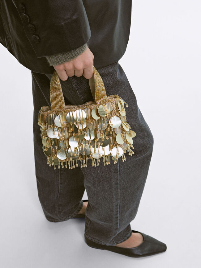 Party Handbag With Sequins image number 1.0