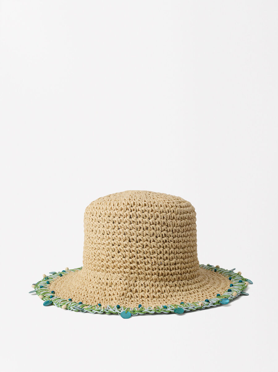 Braided bucket hat