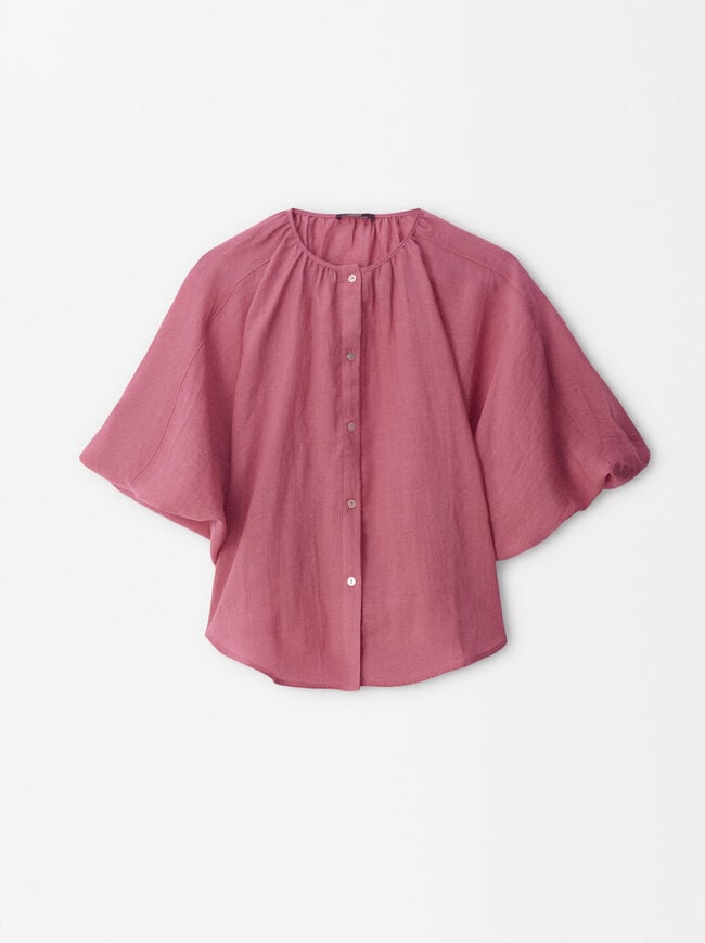 Puff Sleeve Shirt image number 5.0