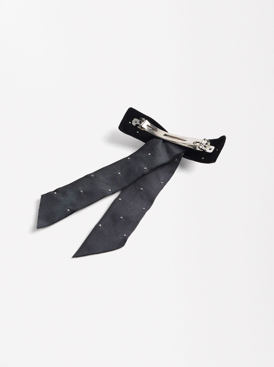 French clip with bow
