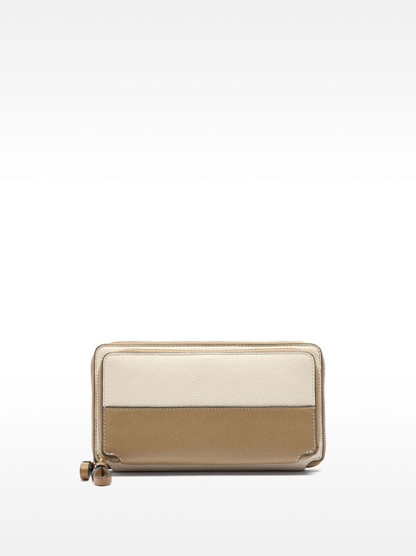 Wallet with cell phone pocket