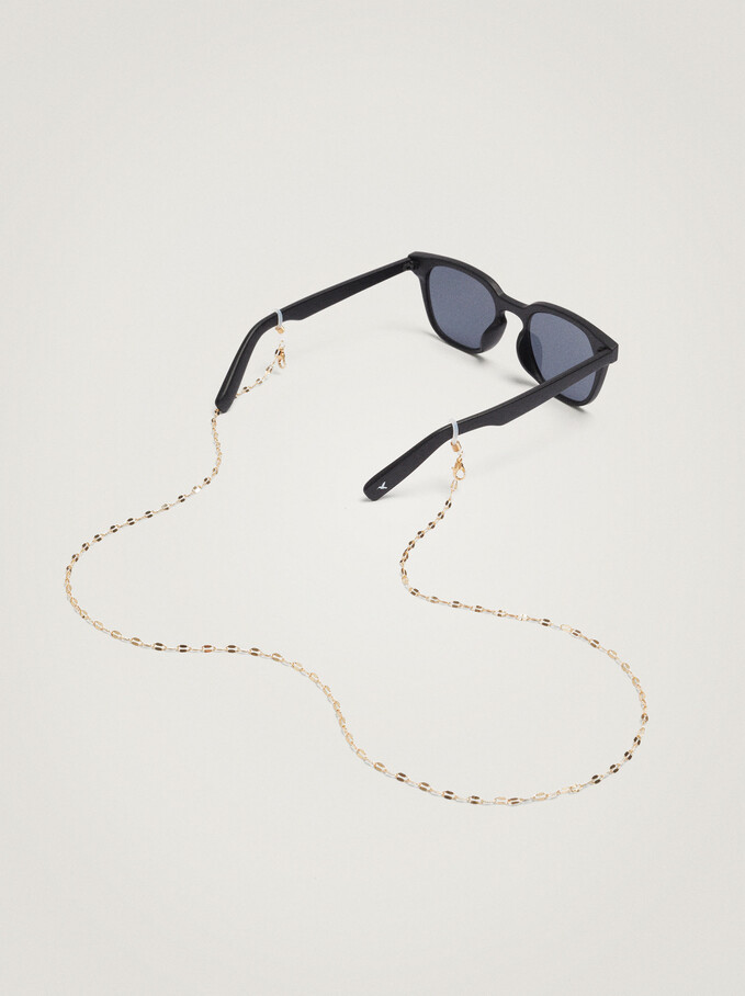 Chain For Sunglasses Or Mask, Golden, hi-res