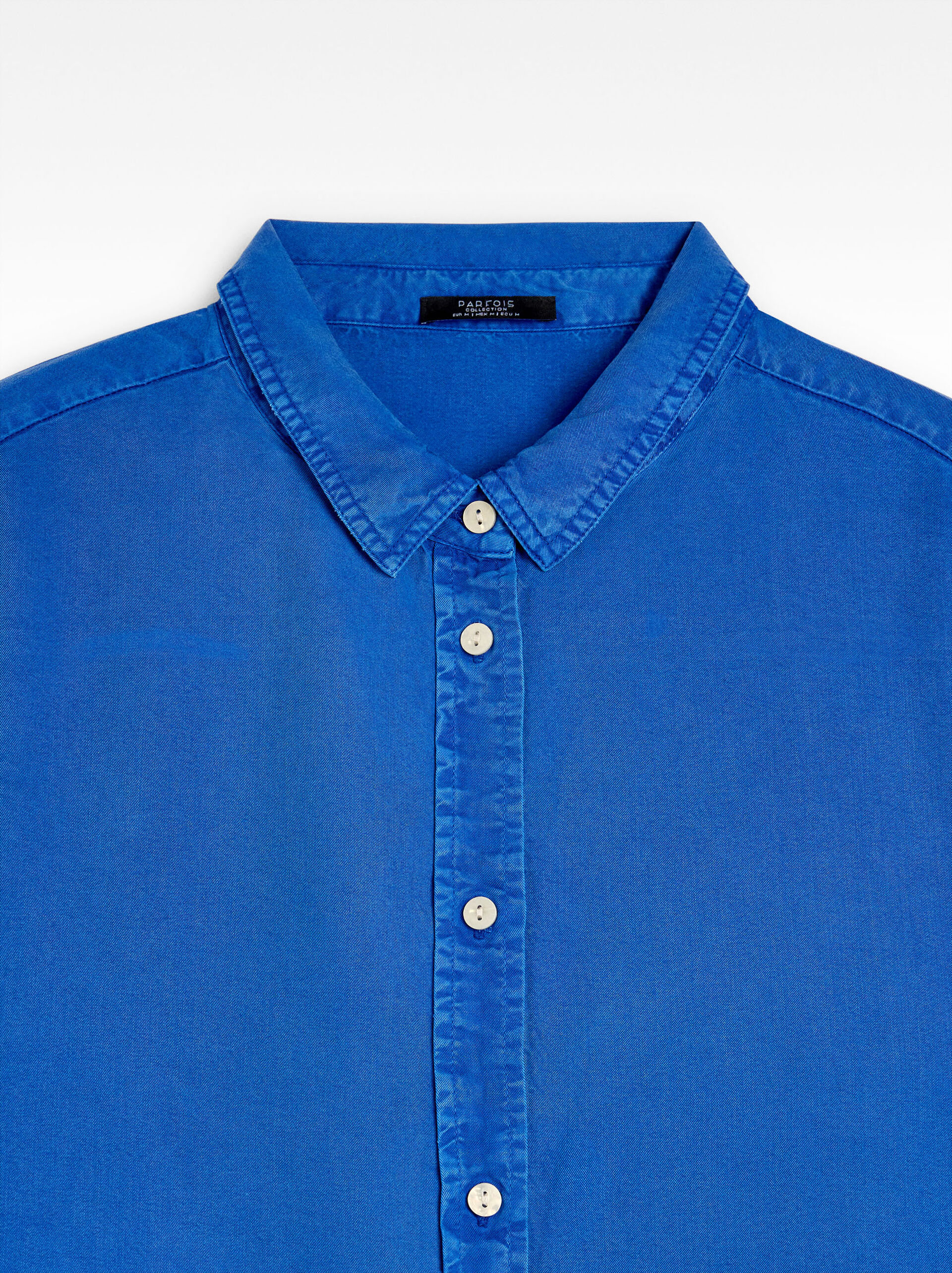 Camisa 100% lyocell manga cava image number 6.0
