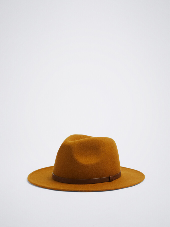 Woollen Hat, Mustard, hi-res