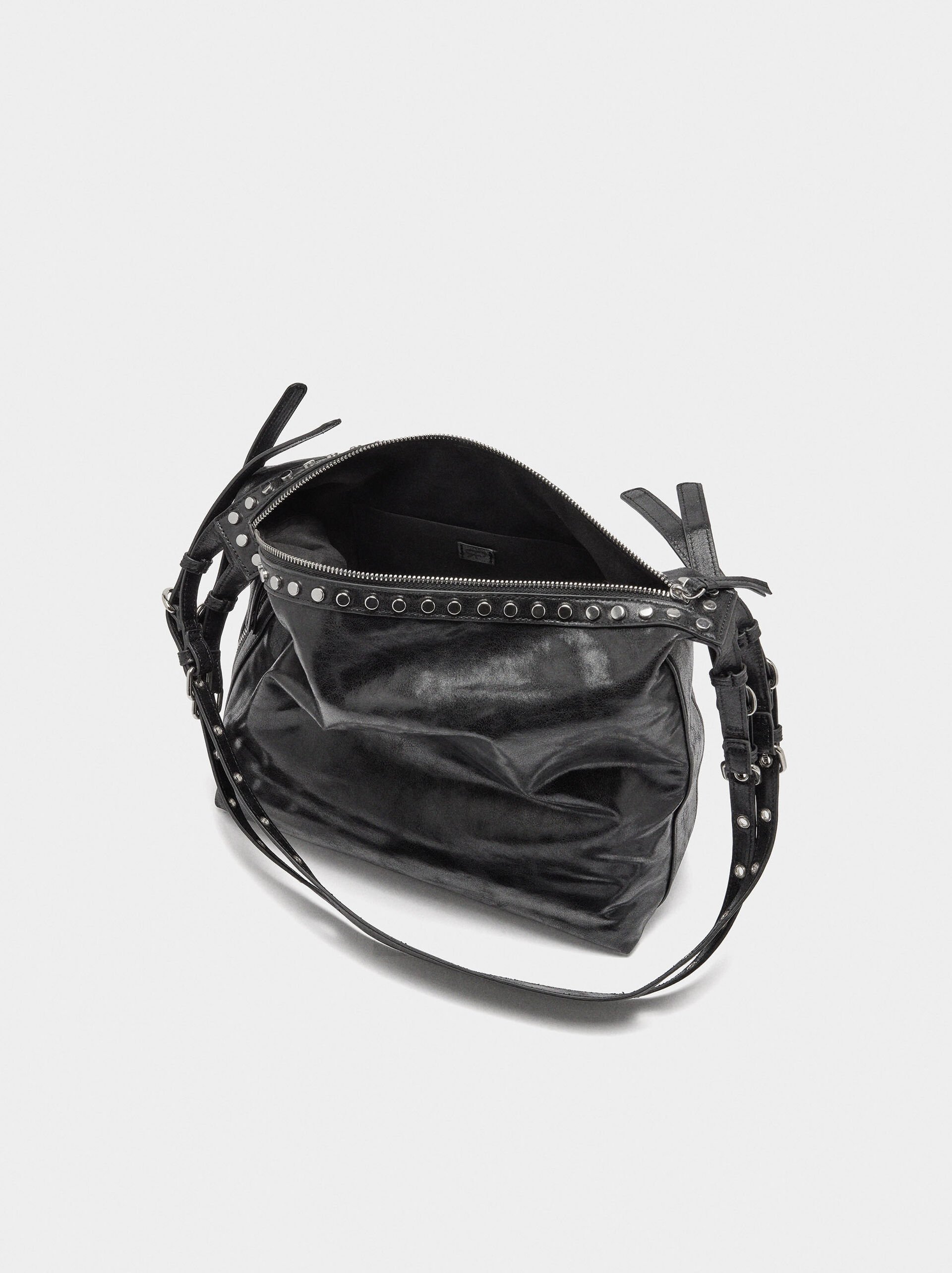 Shoulder bag with studs image number 3.0