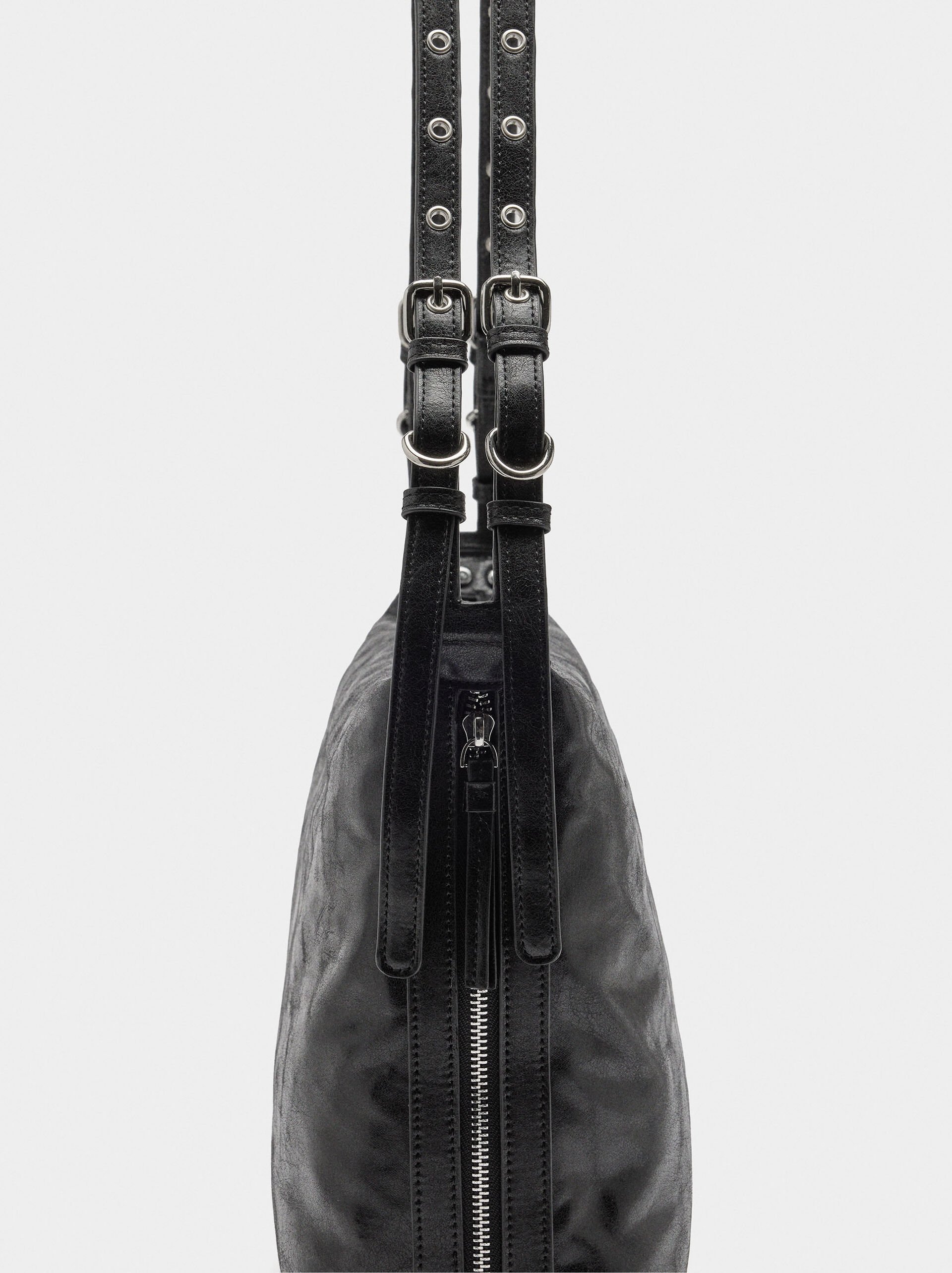 Shoulder bag with studs image number 1.0