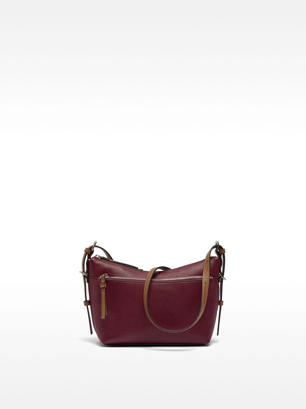 Crossbody bag with exterior pocket