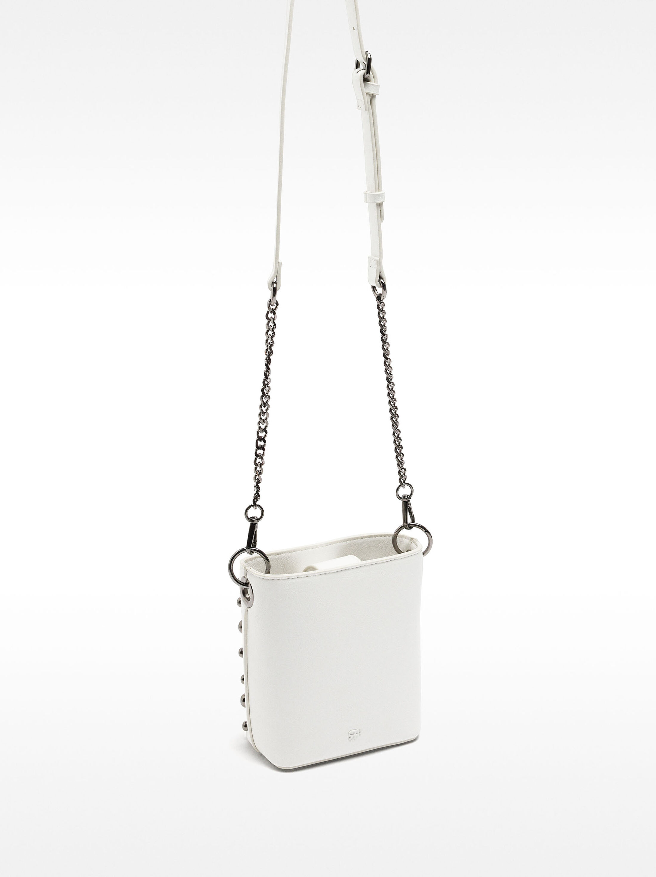 Crossbody bag with studs image number 2.0