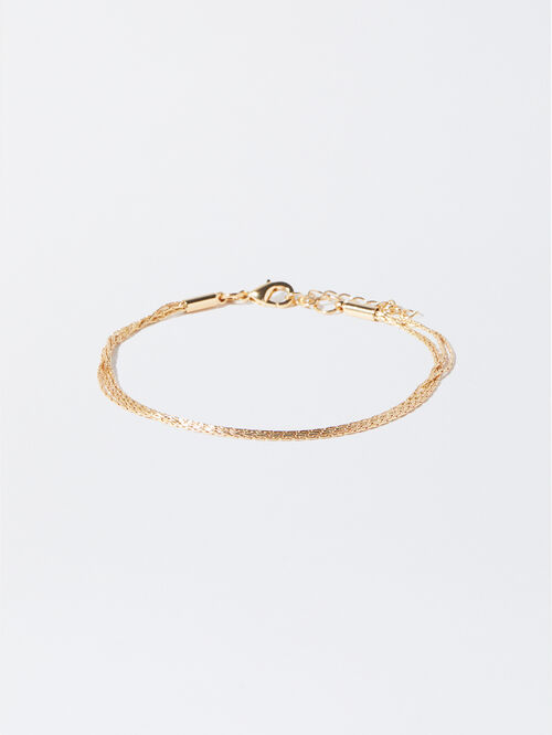 Golden Multi Chain Bracelet