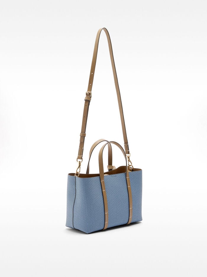 Tote bag with texture