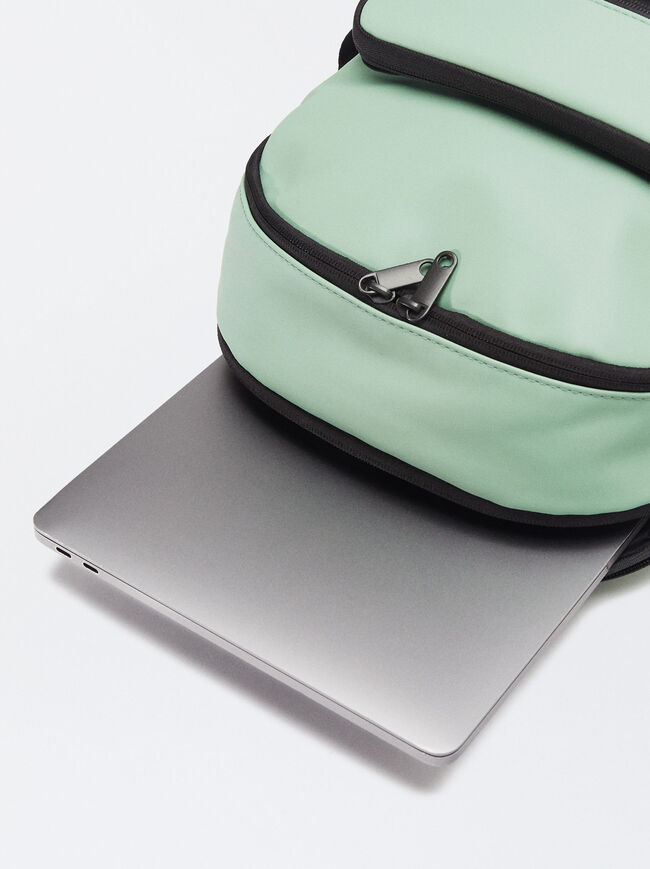 Nylon-Effect Backpack For 13” Laptop image number 3.0