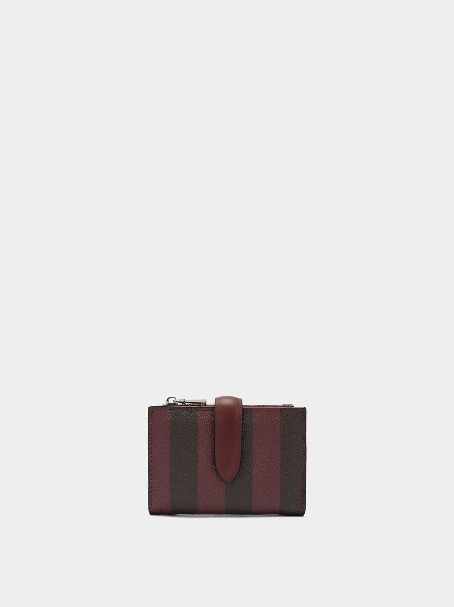 Wallet with stripes S