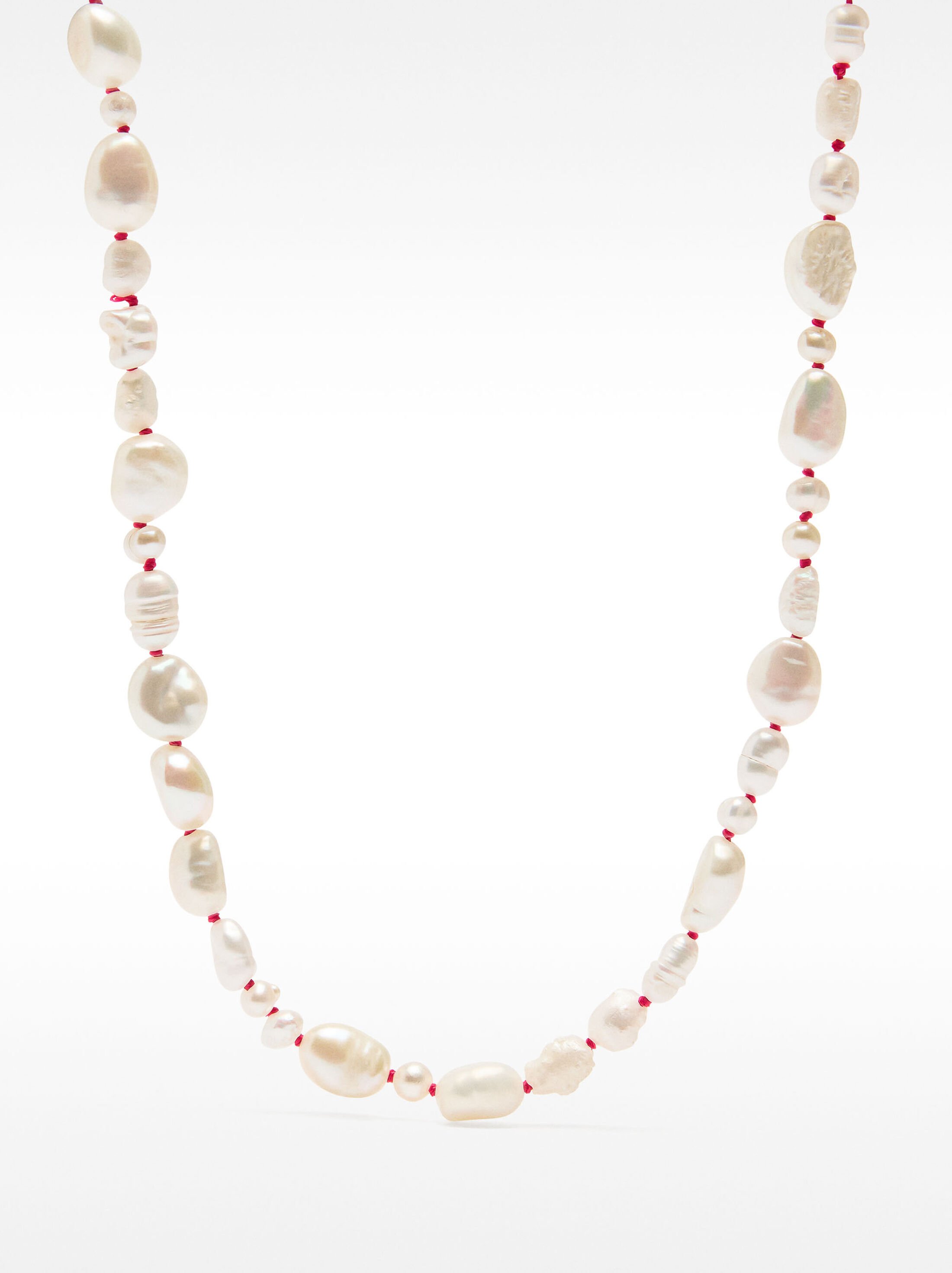 Necklace with freshwater pearls - 925 sterling silver image number 3.0