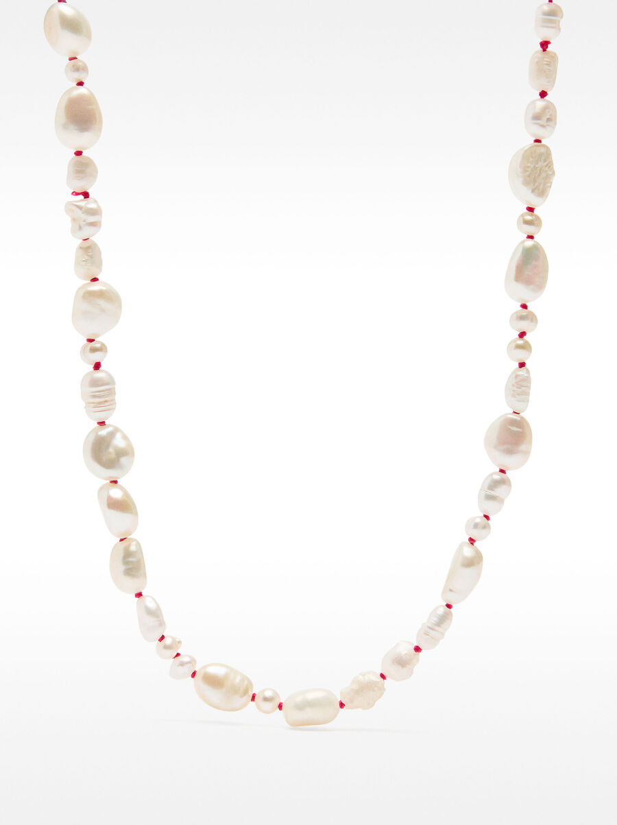 Necklace with freshwater pearls - 925 sterling silver