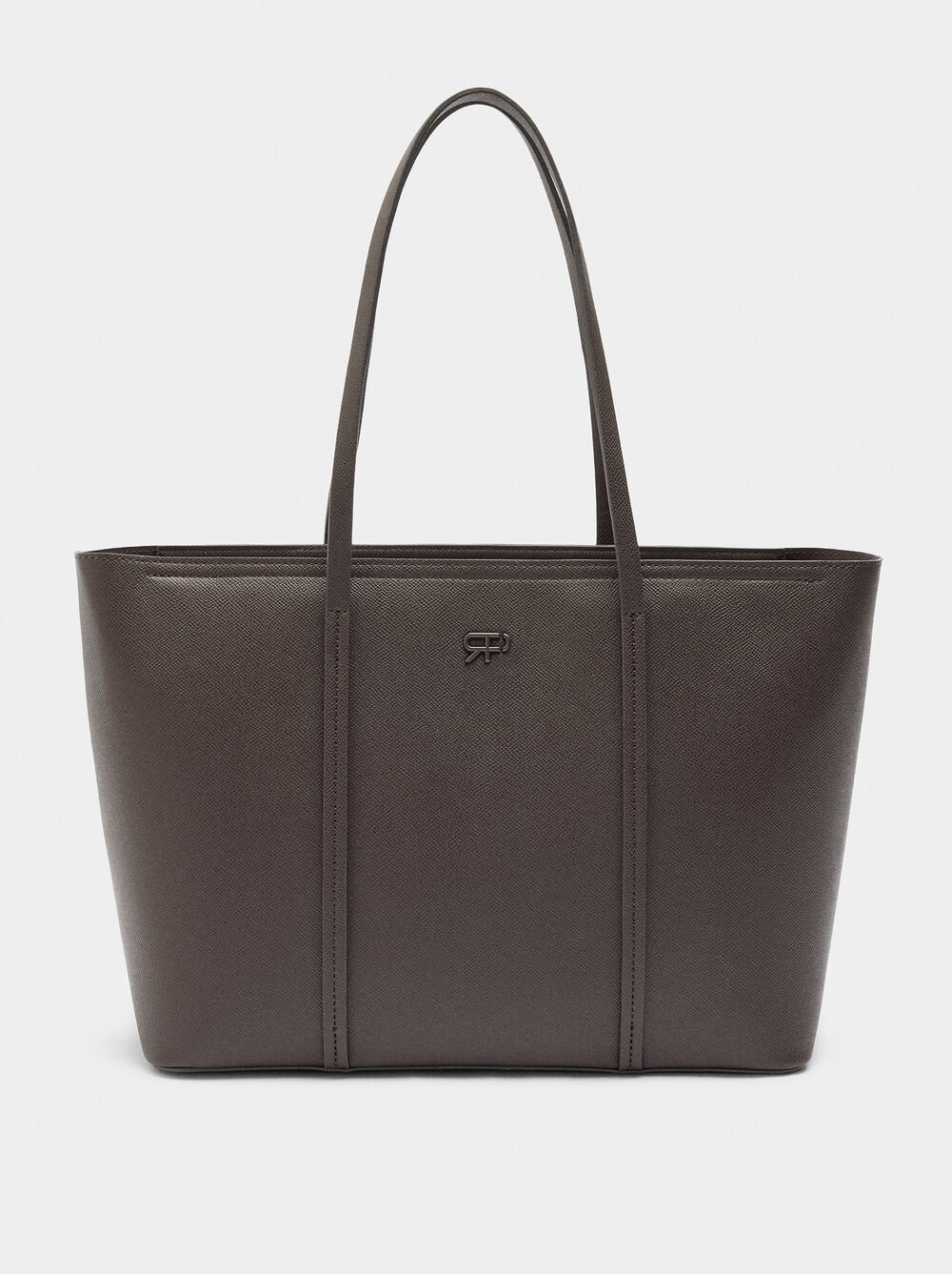 Shopper bag with zipper