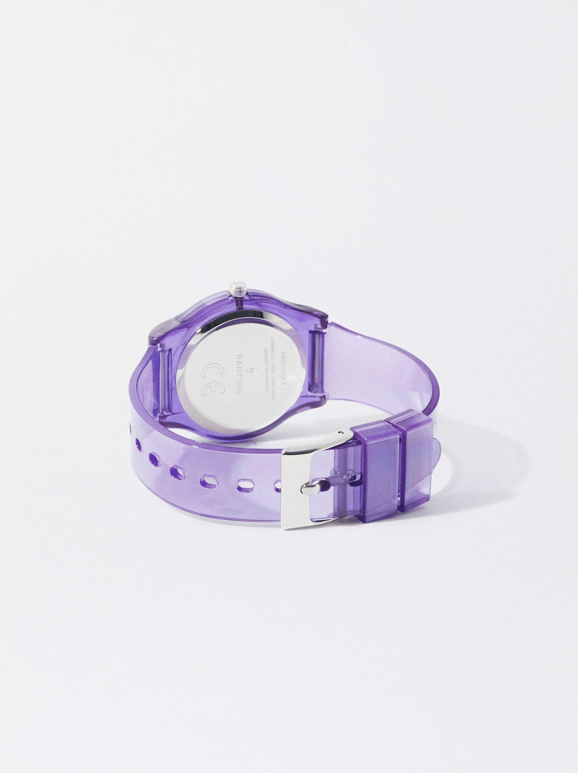 Watch With Silicone Strap image number 2.0