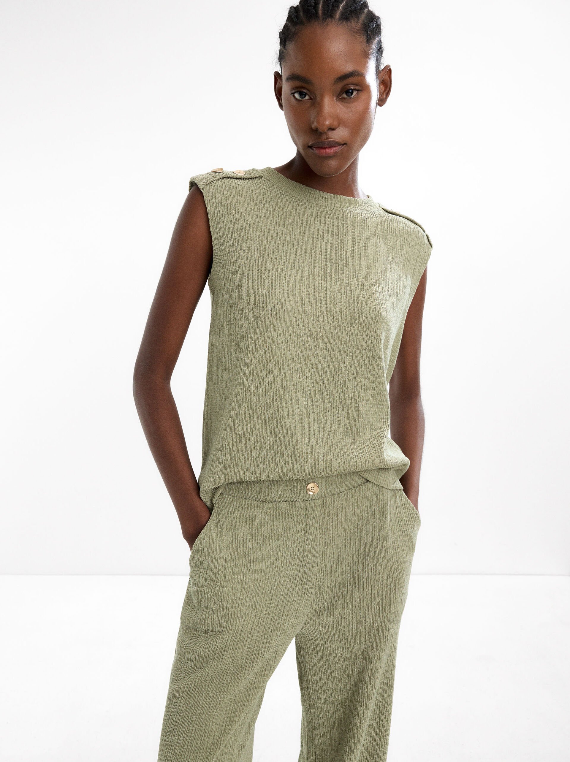 Top with buttons and texture image number 0.0