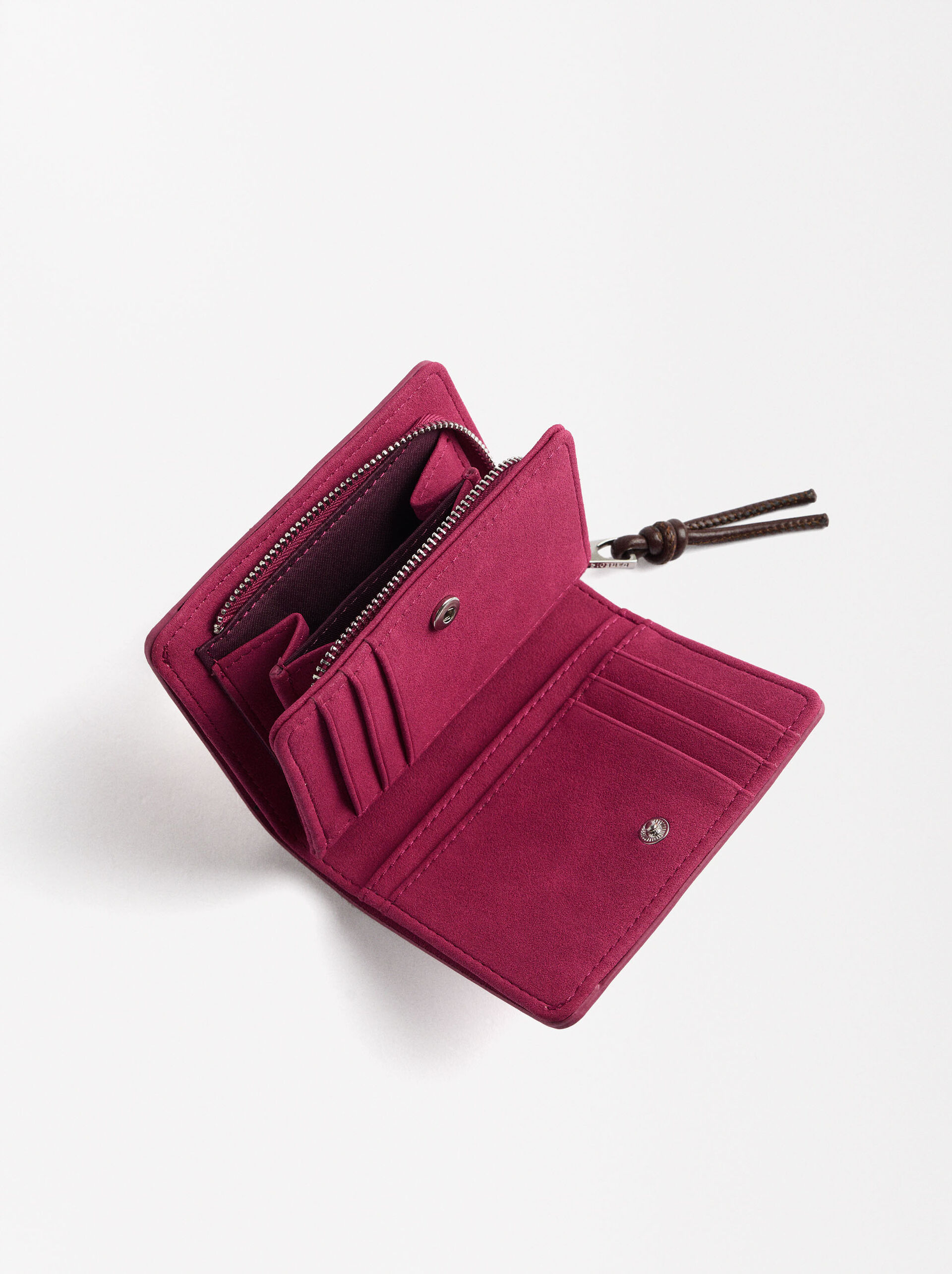 Basic wallet suede effect image number 3.0
