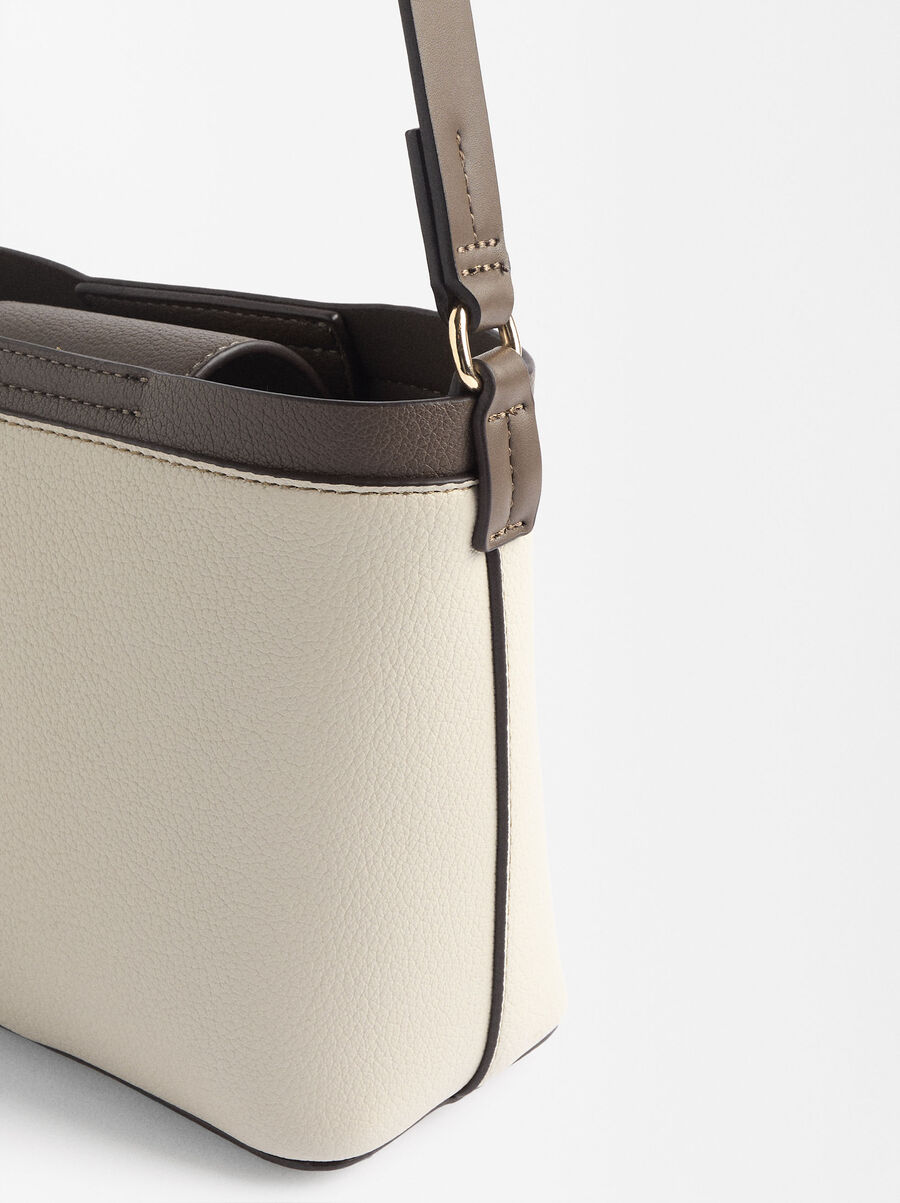 Bucket-style crossbody bag