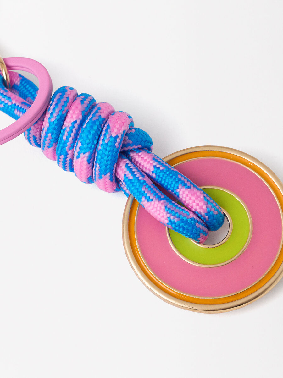 Porte-clés créole multicolore