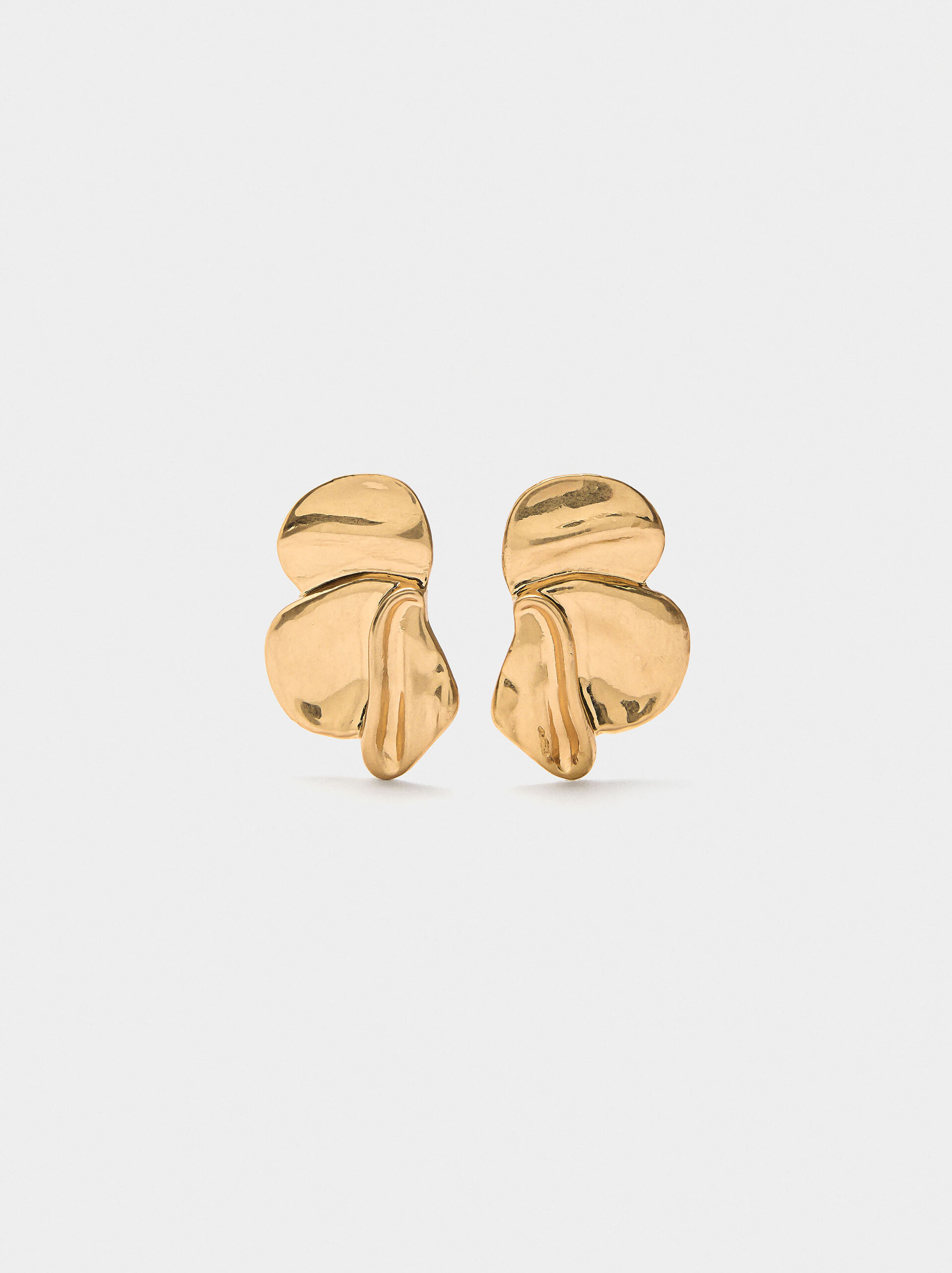 Ohrringe aus halber Blume image number 0.0