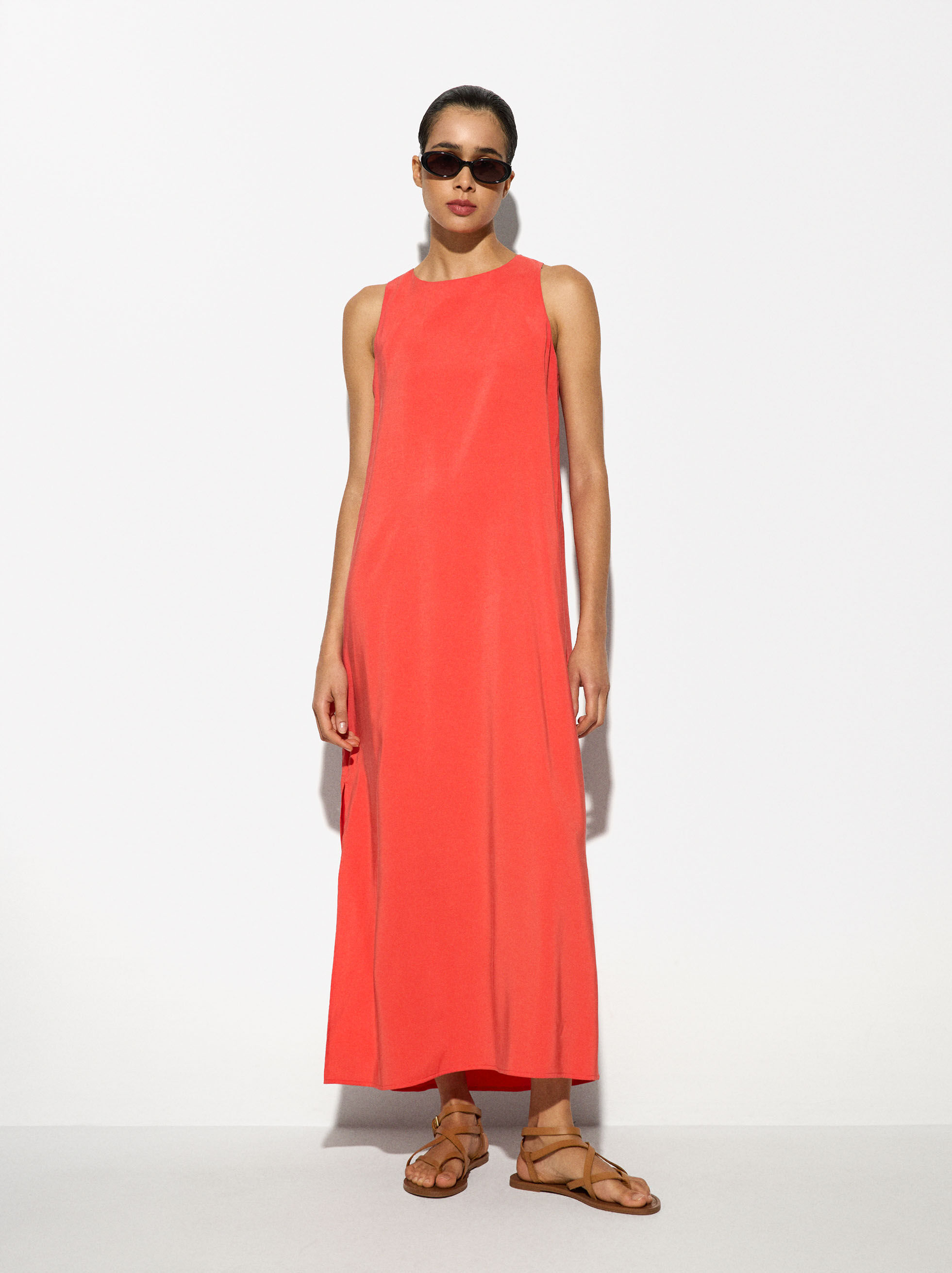 Loose Fitting Sleeveless Dress