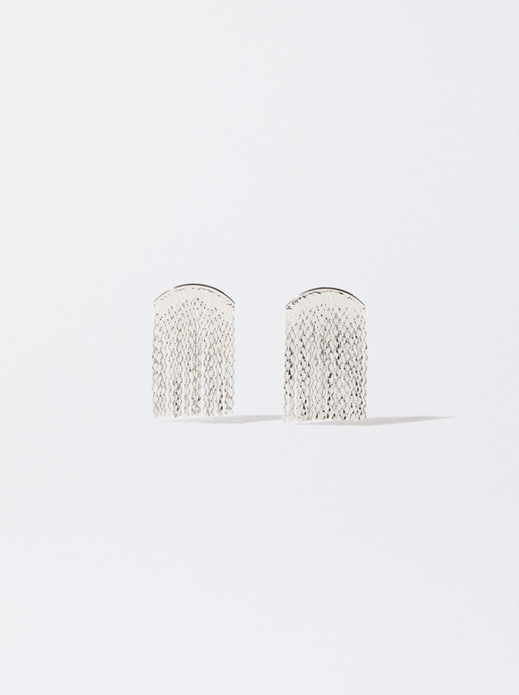 Golden Earrings, Silver, hi-res