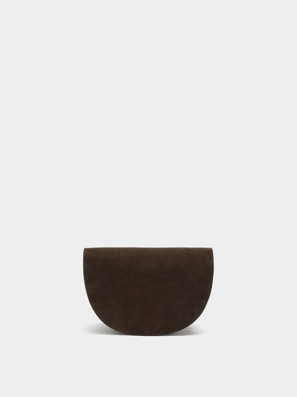 Bolso bandolera de ante con solapa