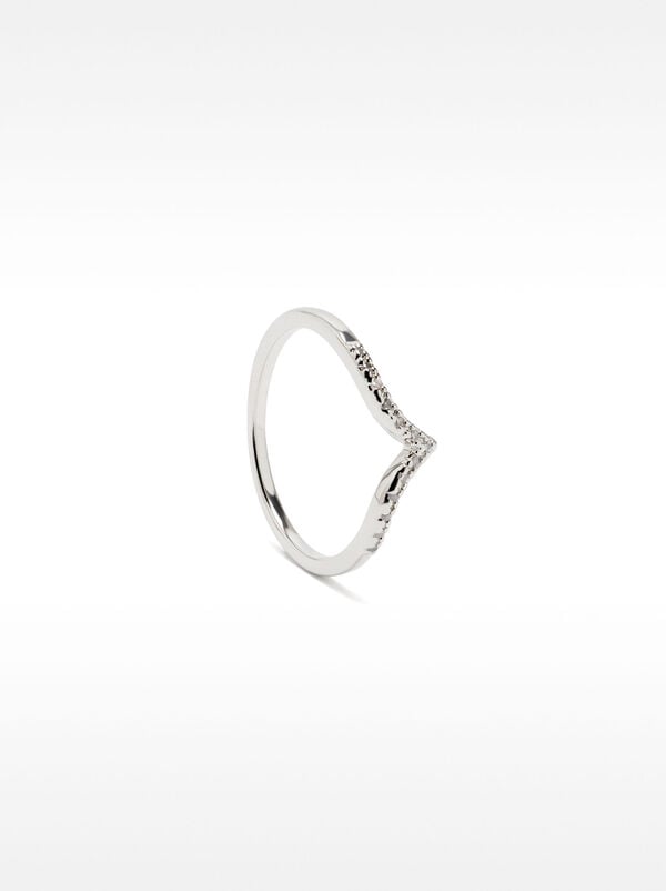 Tip ring with zirconia