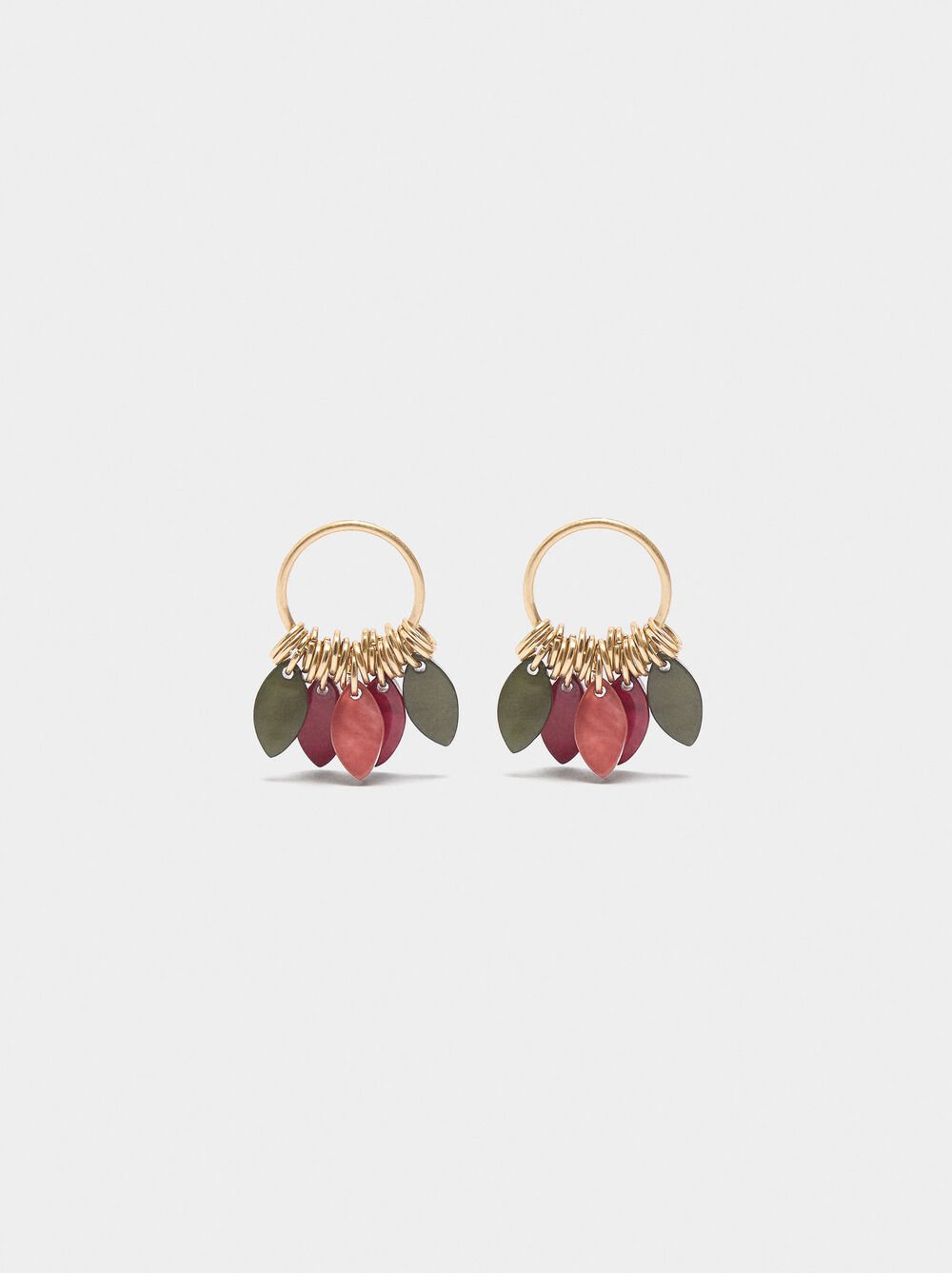 Boucles d'oreilles en multicolore
