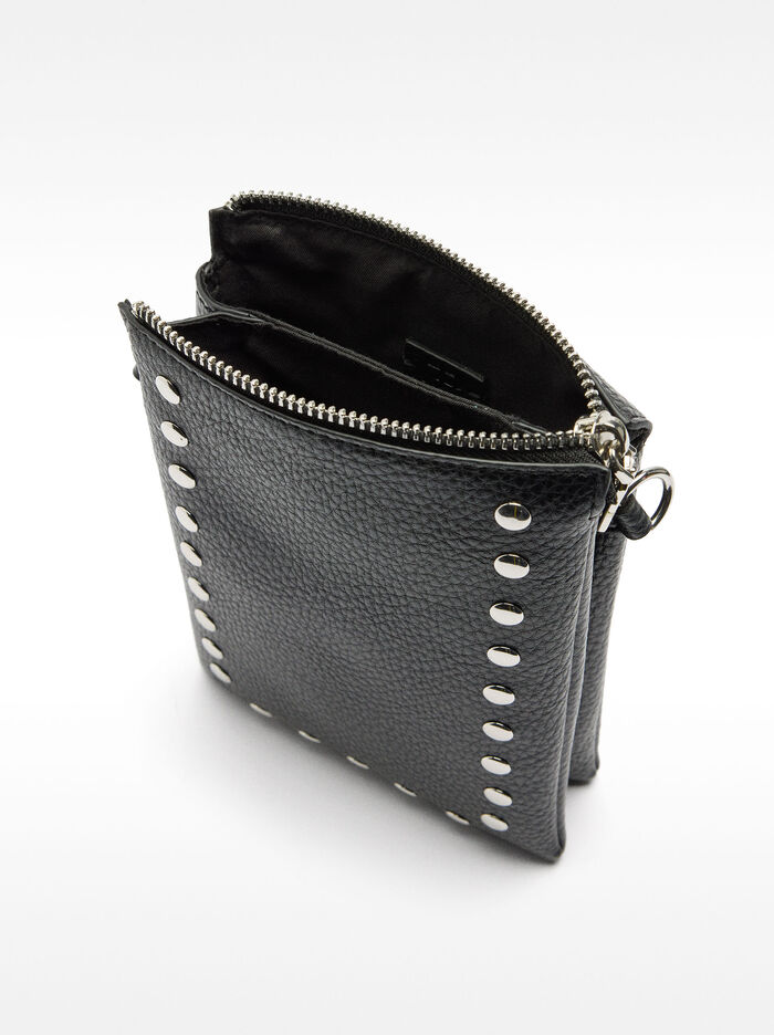 Bossa bandolera doble amb tatxes
