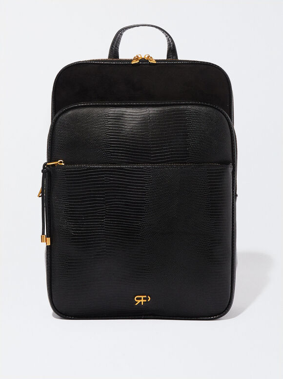 Backpack For 15” Laptop, Black, hi-res