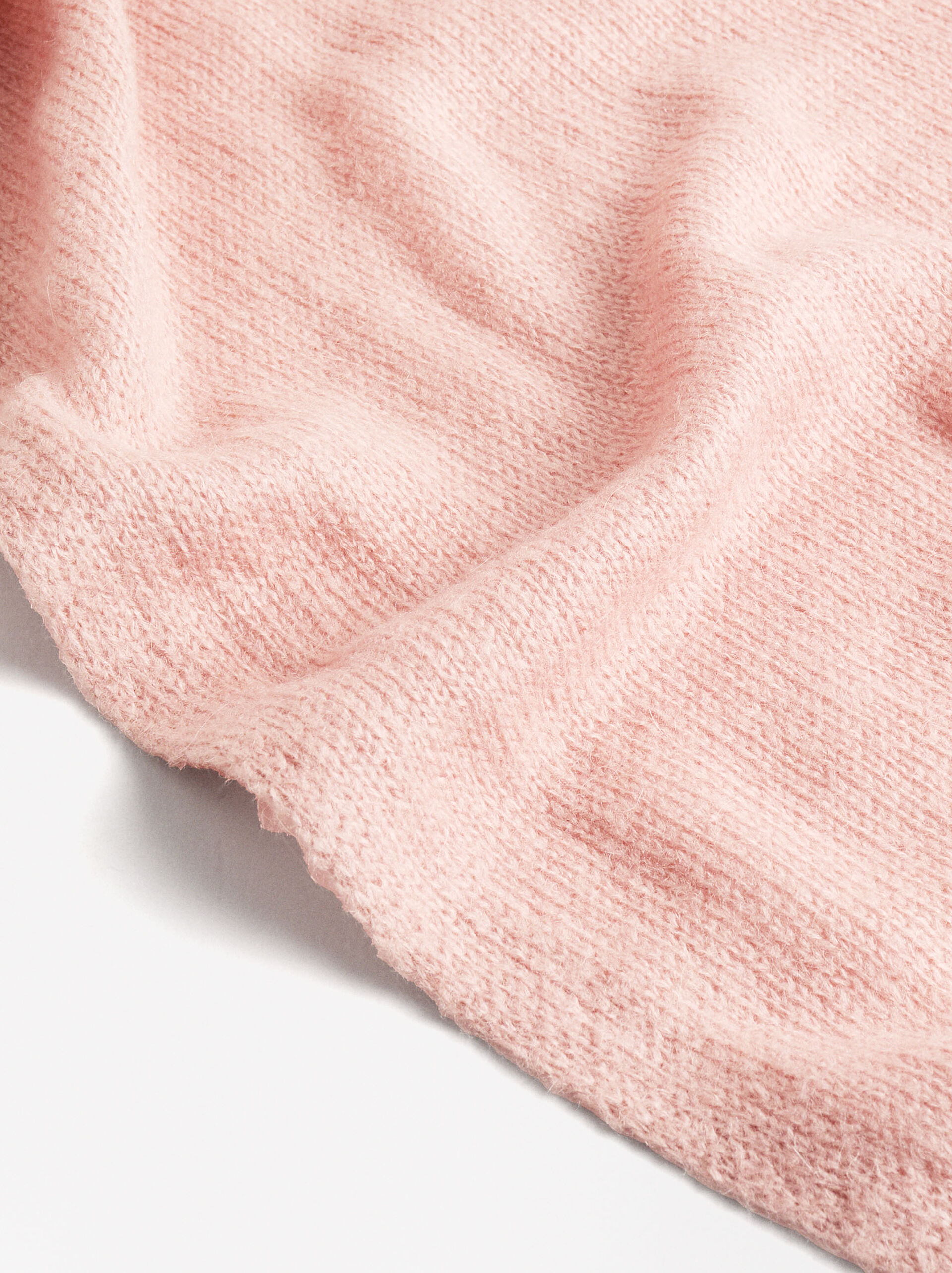 Fringed wool blend shawl image number 2.0