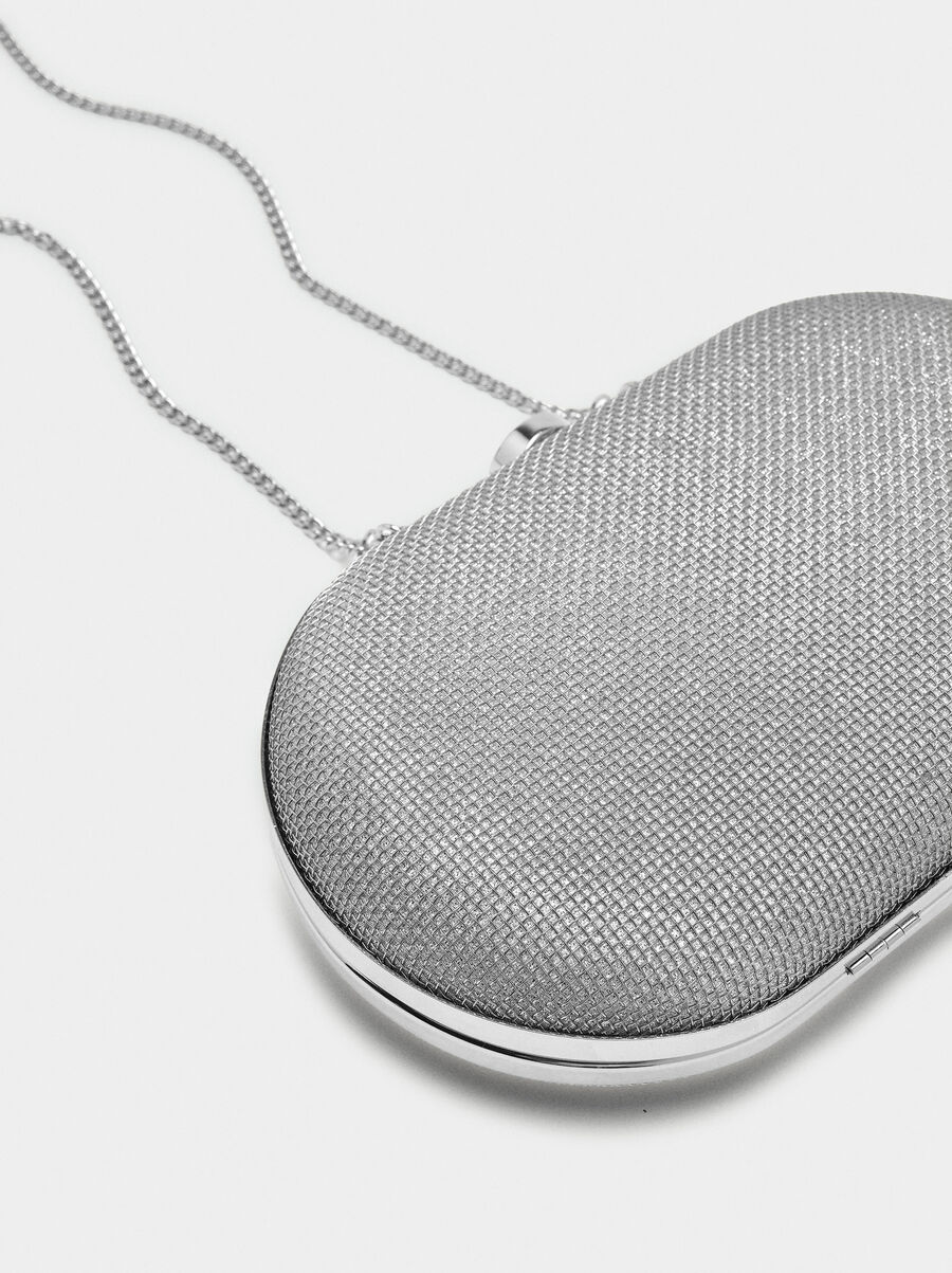 Oval party clutch
