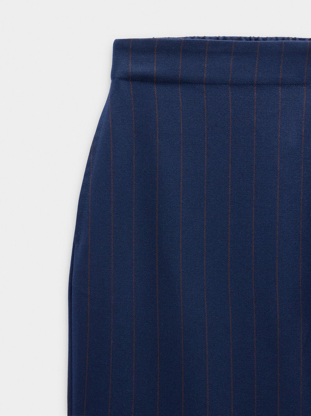 Trousers with pinstripe