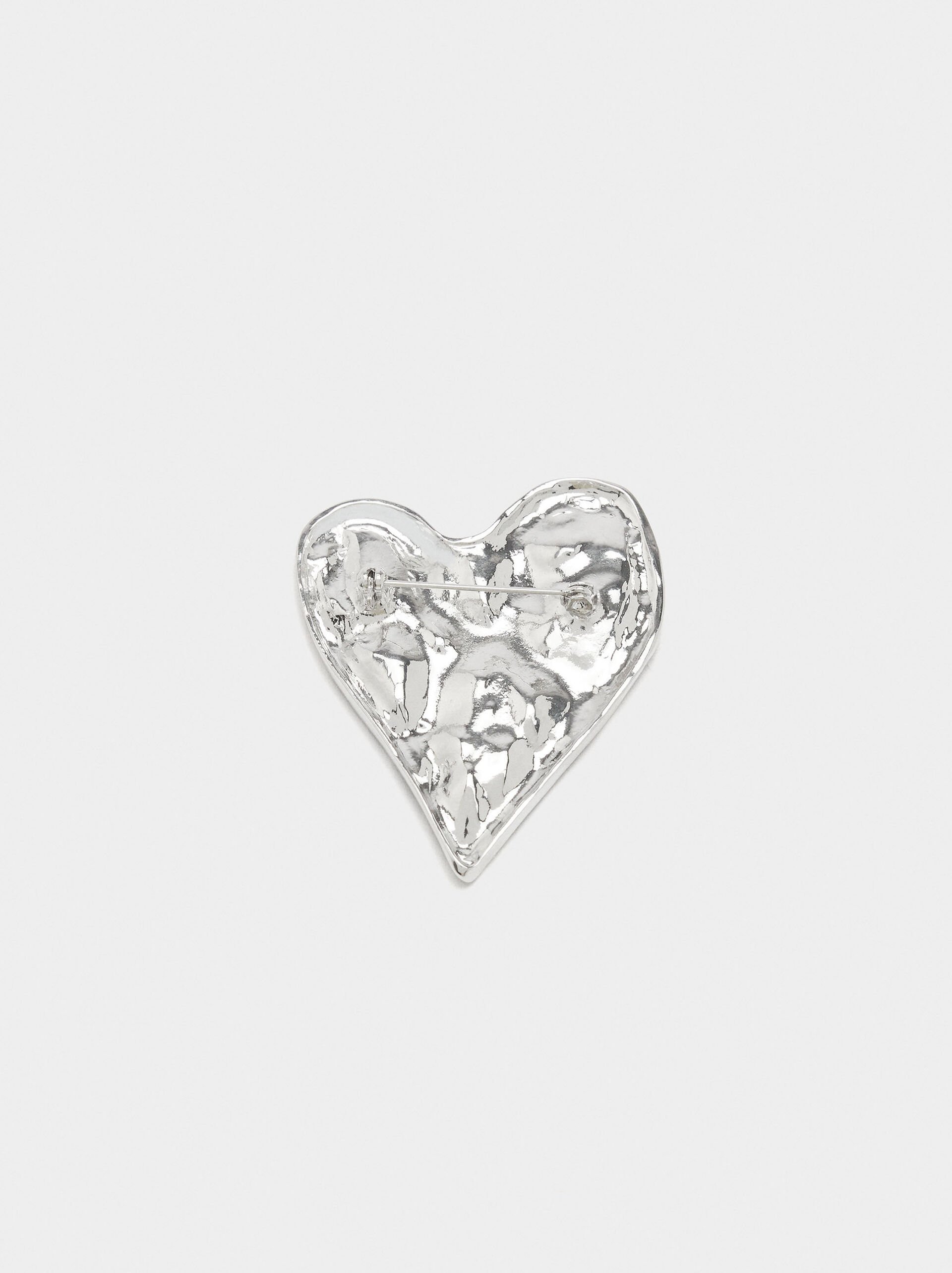 Brooch with heart image number 2.0