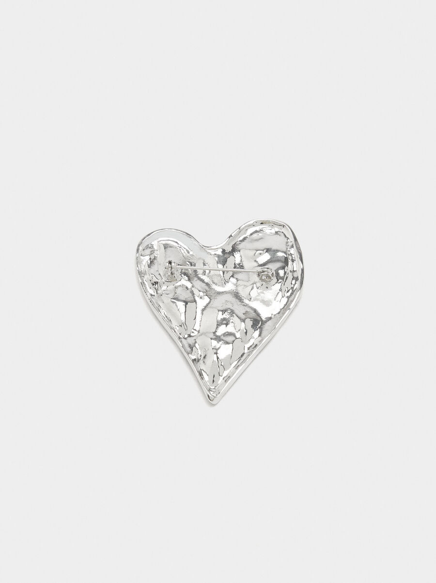 Brooch with heart