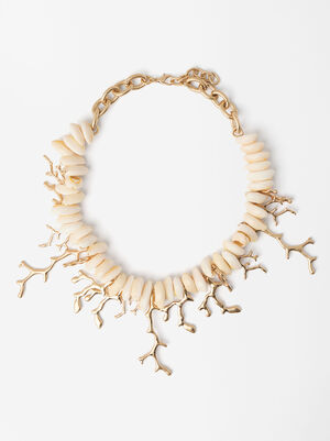 Golden Coral Necklace image number 2.0