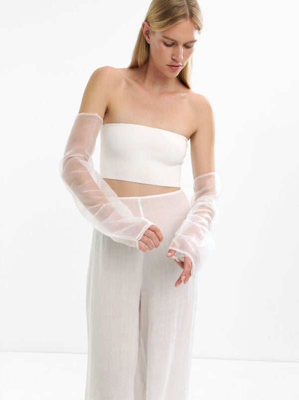 Long ceremony gloves